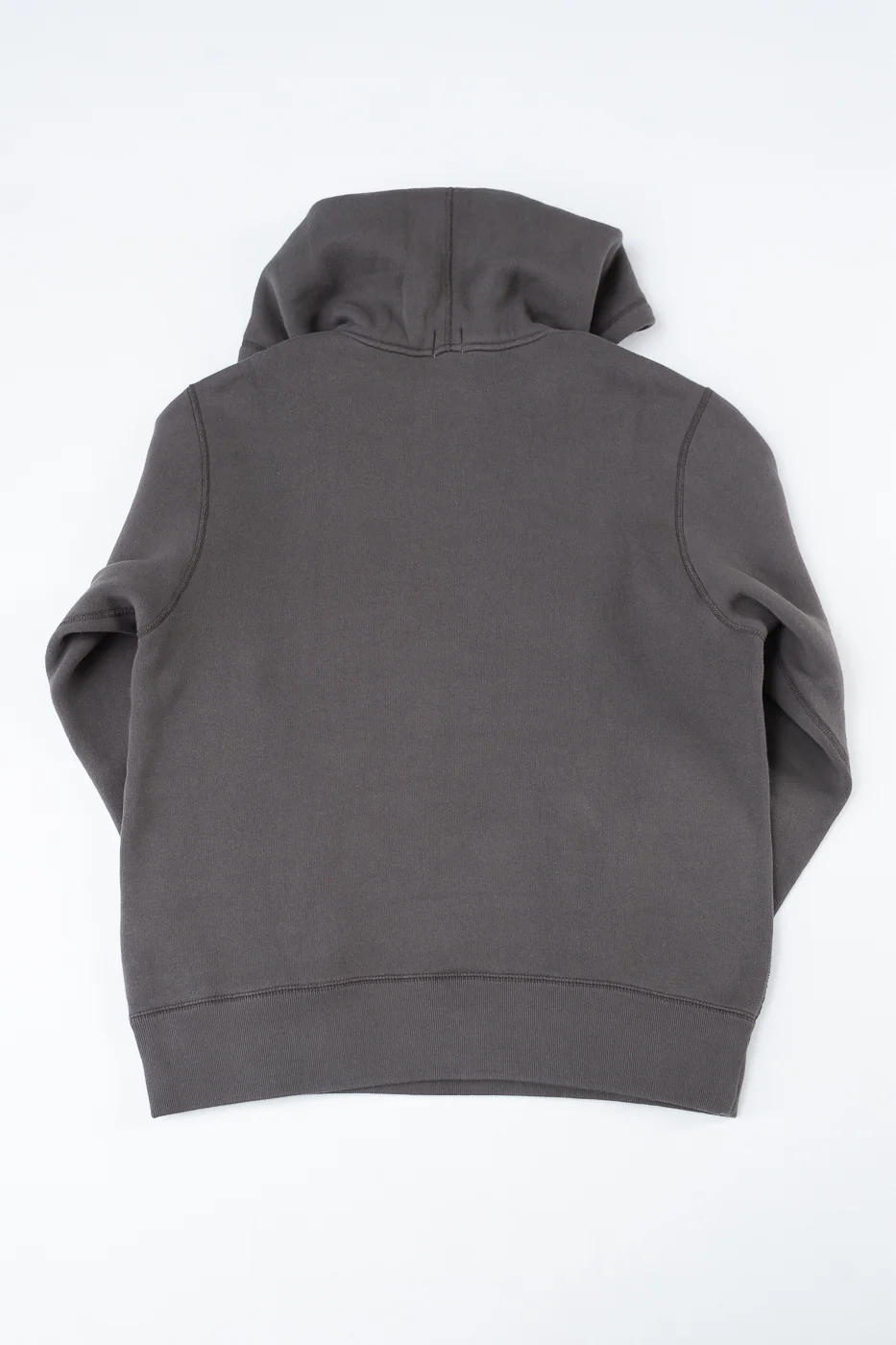 LCS1002 - Sinker Super Fluffy Knit After Hoodie - Classic Black - Image 4