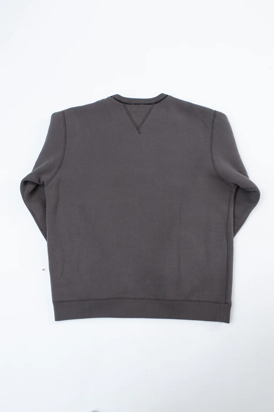 LCS1003 - Sinker Super Fluffy Knit Double-V Sweatshirt - Classic Black - Image 4