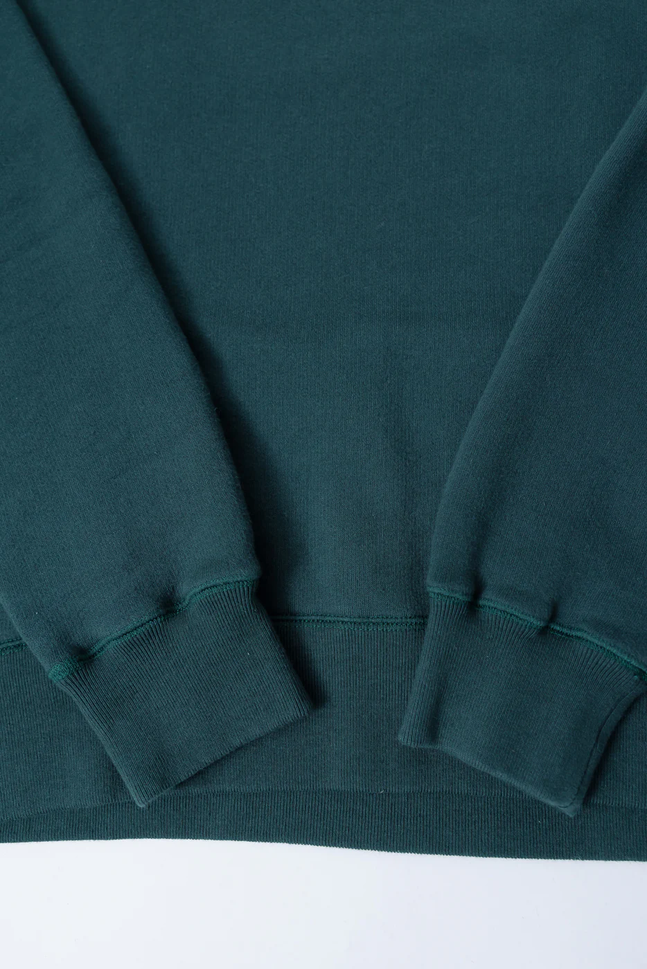 LCS1006 - Super Fluffy Knit Raglan Turtleneck - Vintage Forest Green - Image 3