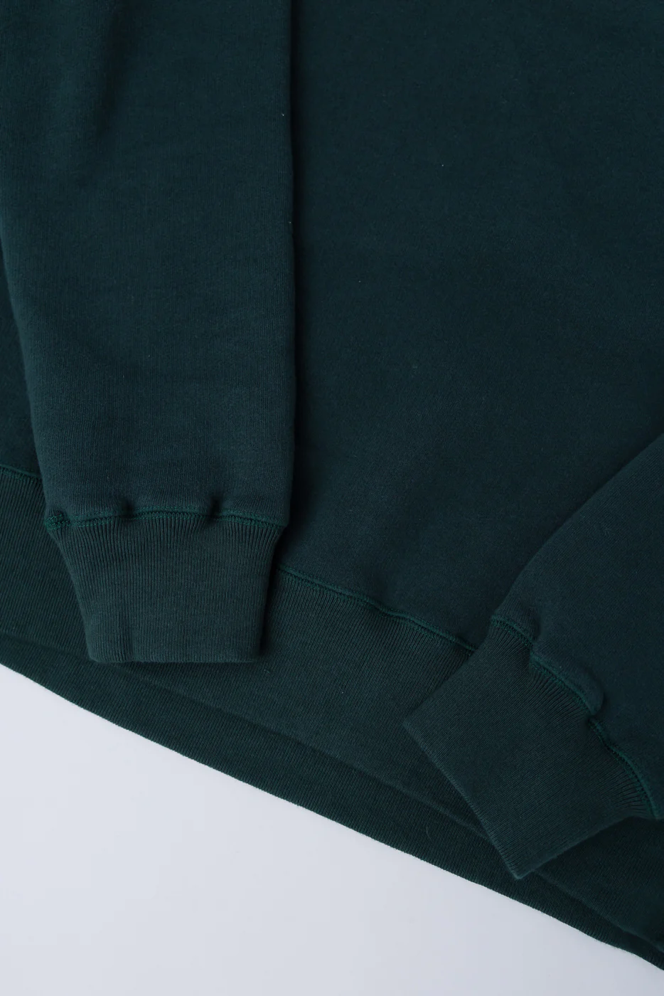 LCS1008 - Super Fluffy Knit Raglan V-Gusset Crew Neck - Vintage Forest Green - Image 3