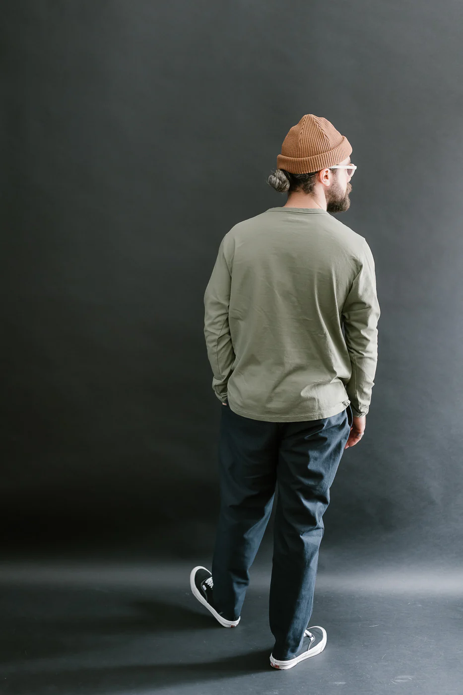 Lead Off LS T-Shirt - 320 Olive - Image 7
