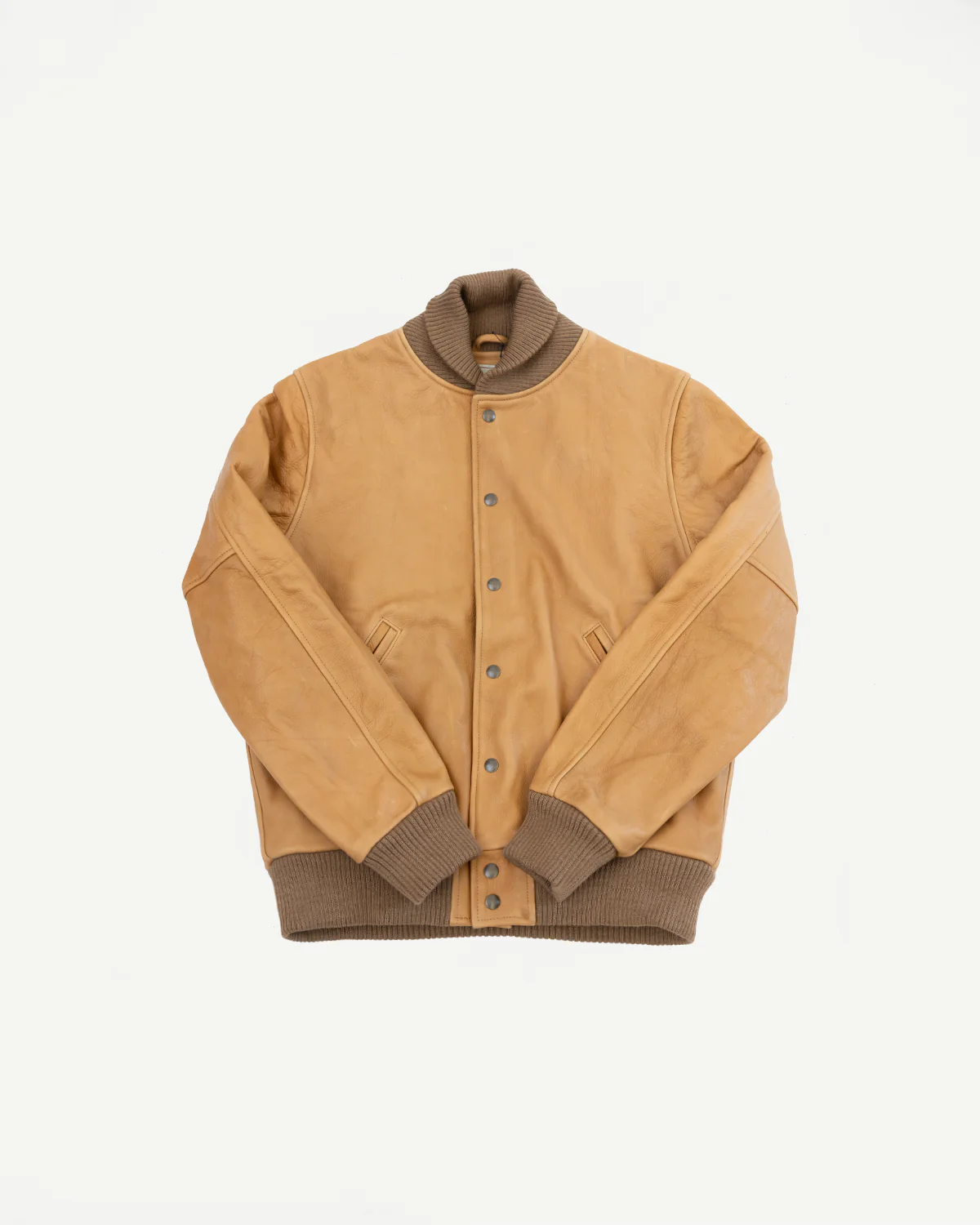 Leather All City Jacket - Rust