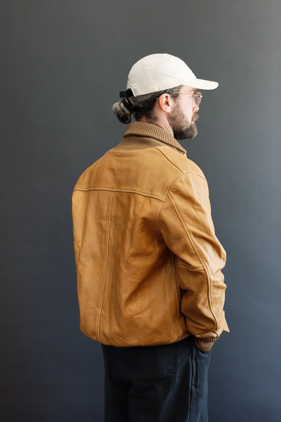 Leather All City Jacket - Rust - Image 11