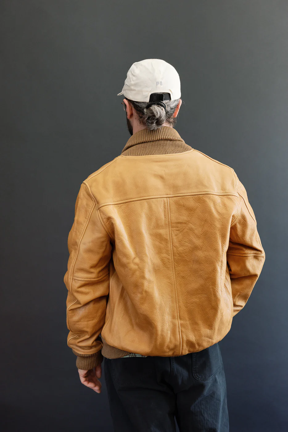 Leather All City Jacket - Rust - Image 12
