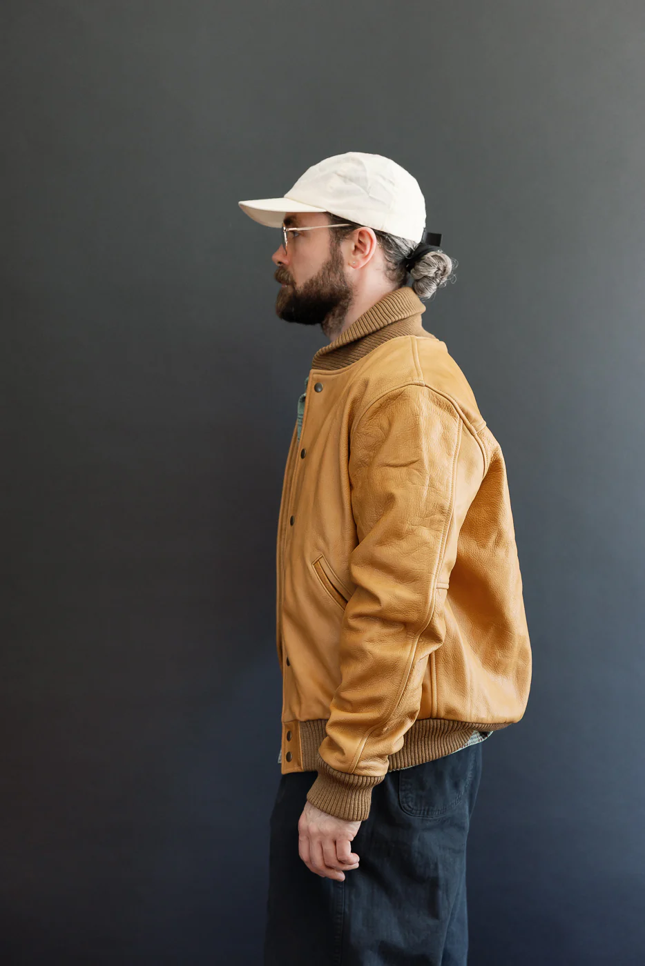 Leather All City Jacket - Rust - Image 13