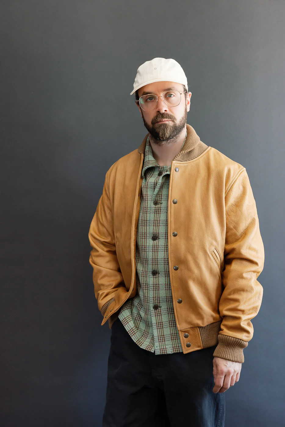 Leather All City Jacket - Rust - Image 14