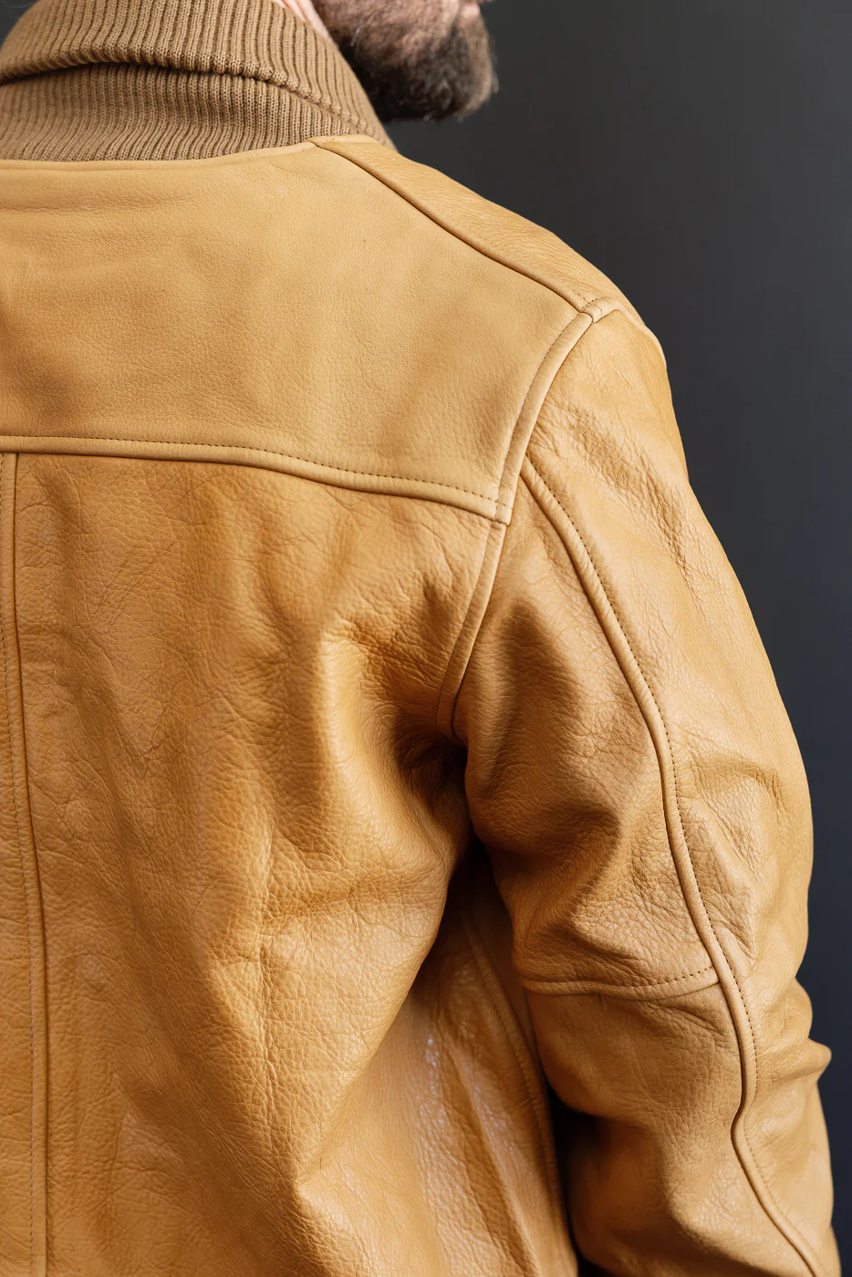 Leather All City Jacket - Rust - Image 19