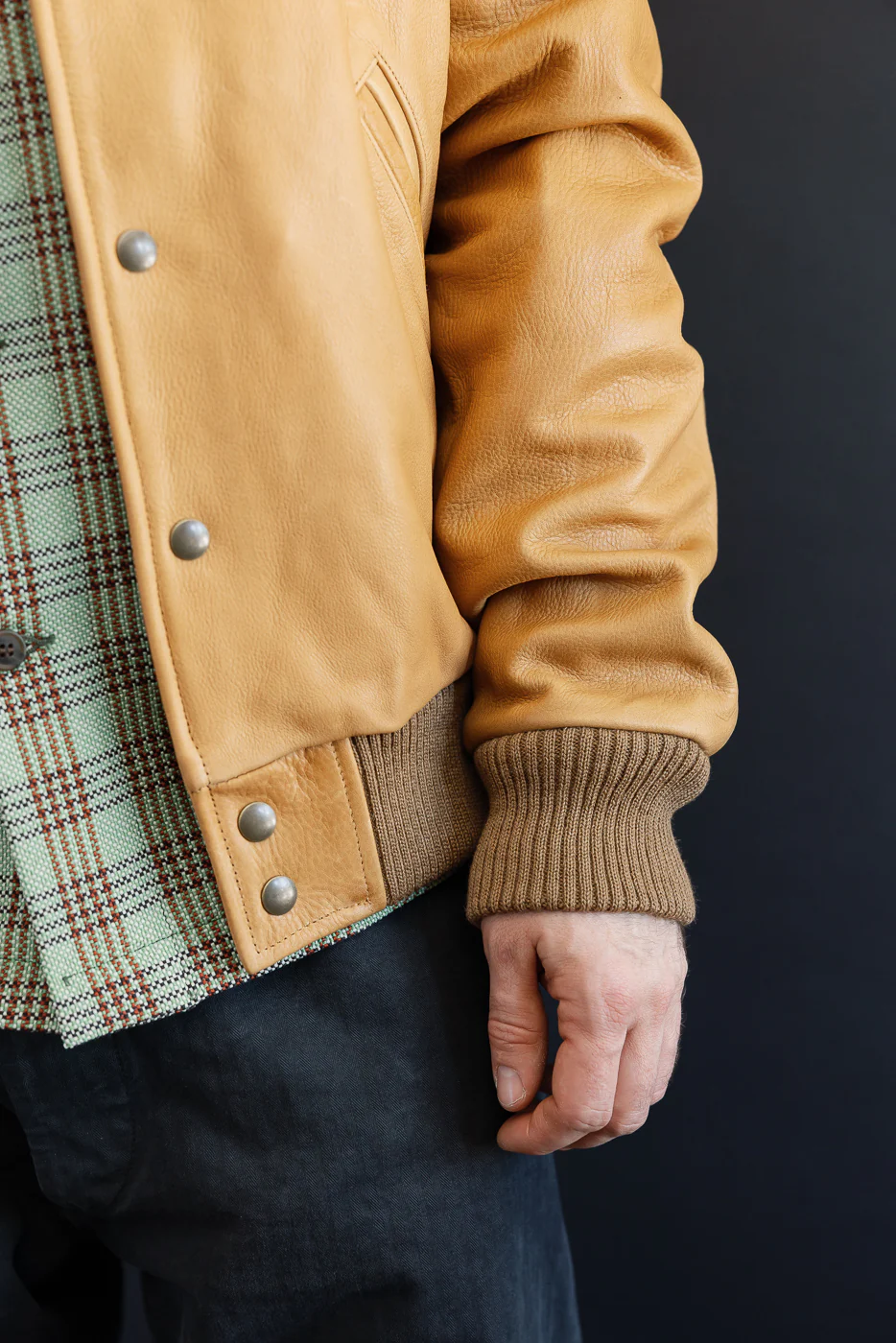 Leather All City Jacket - Rust - Image 20