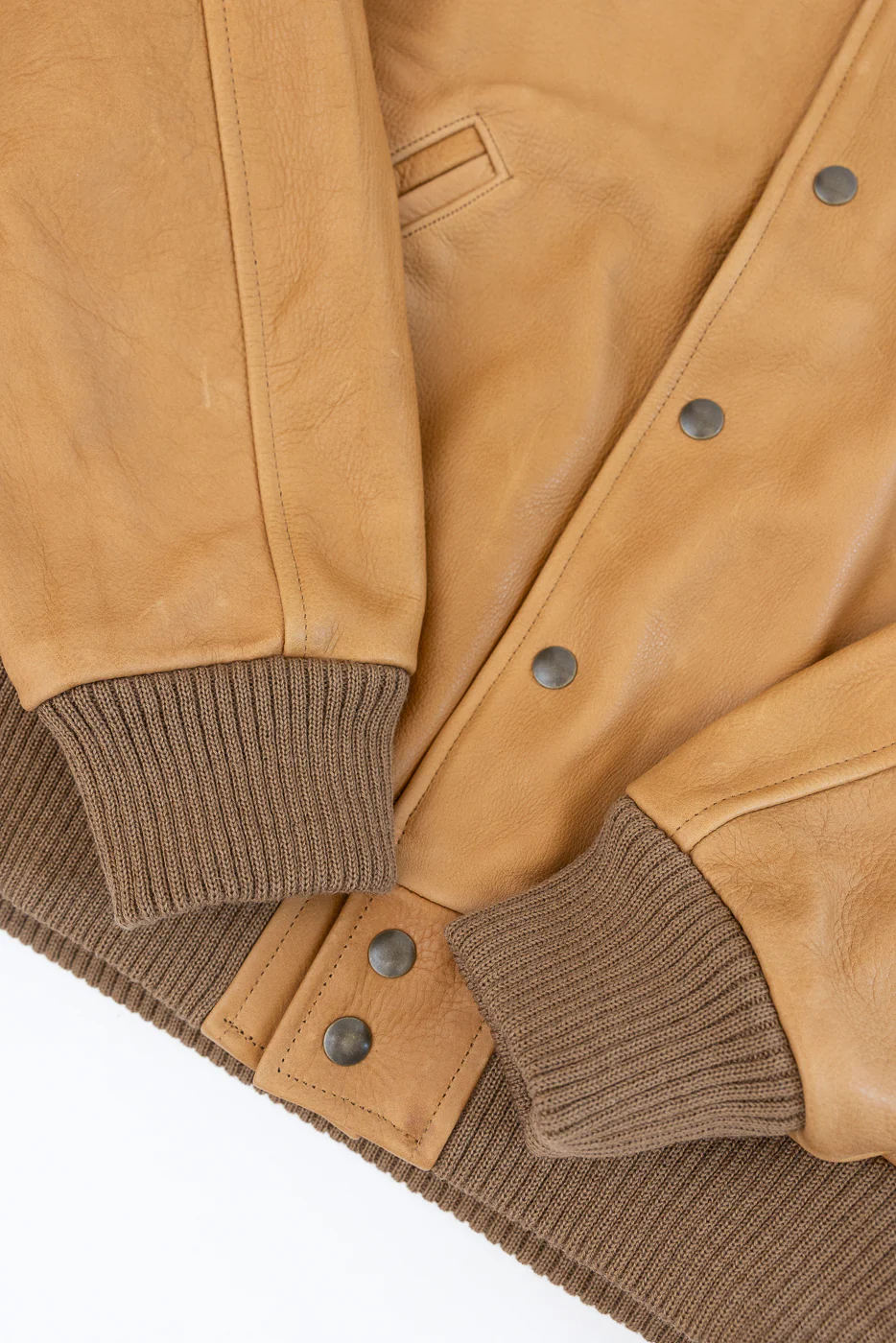 Leather All City Jacket - Rust - Image 4