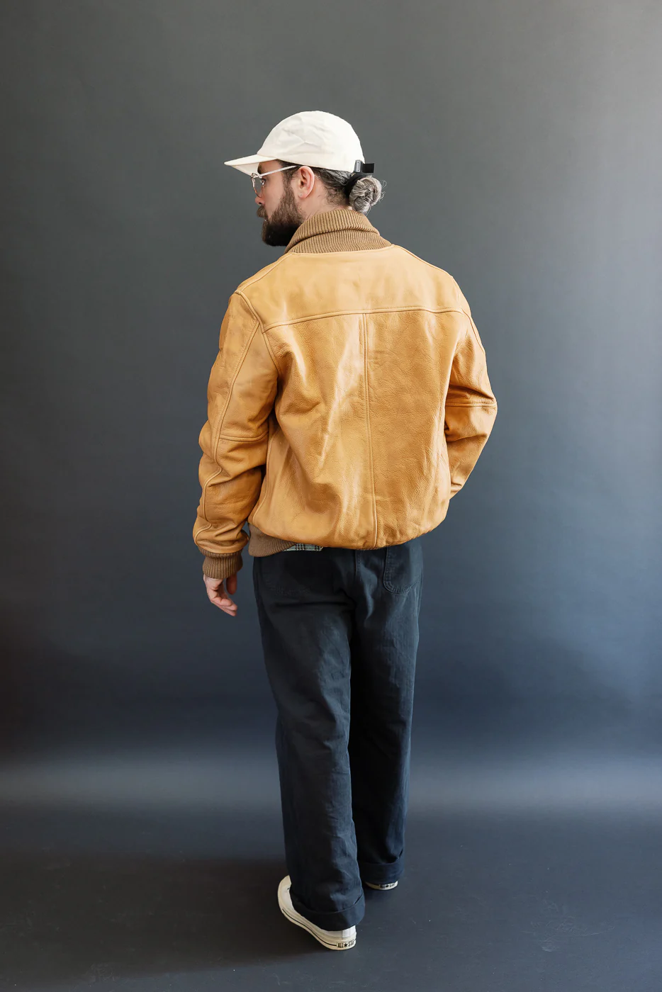 Leather All City Jacket - Rust - Image 8
