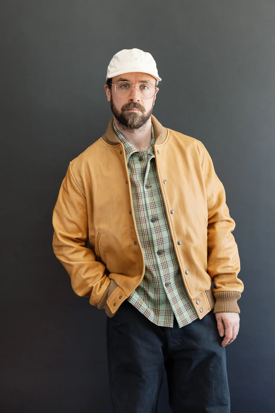 Leather All City Jacket - Rust - Image 9