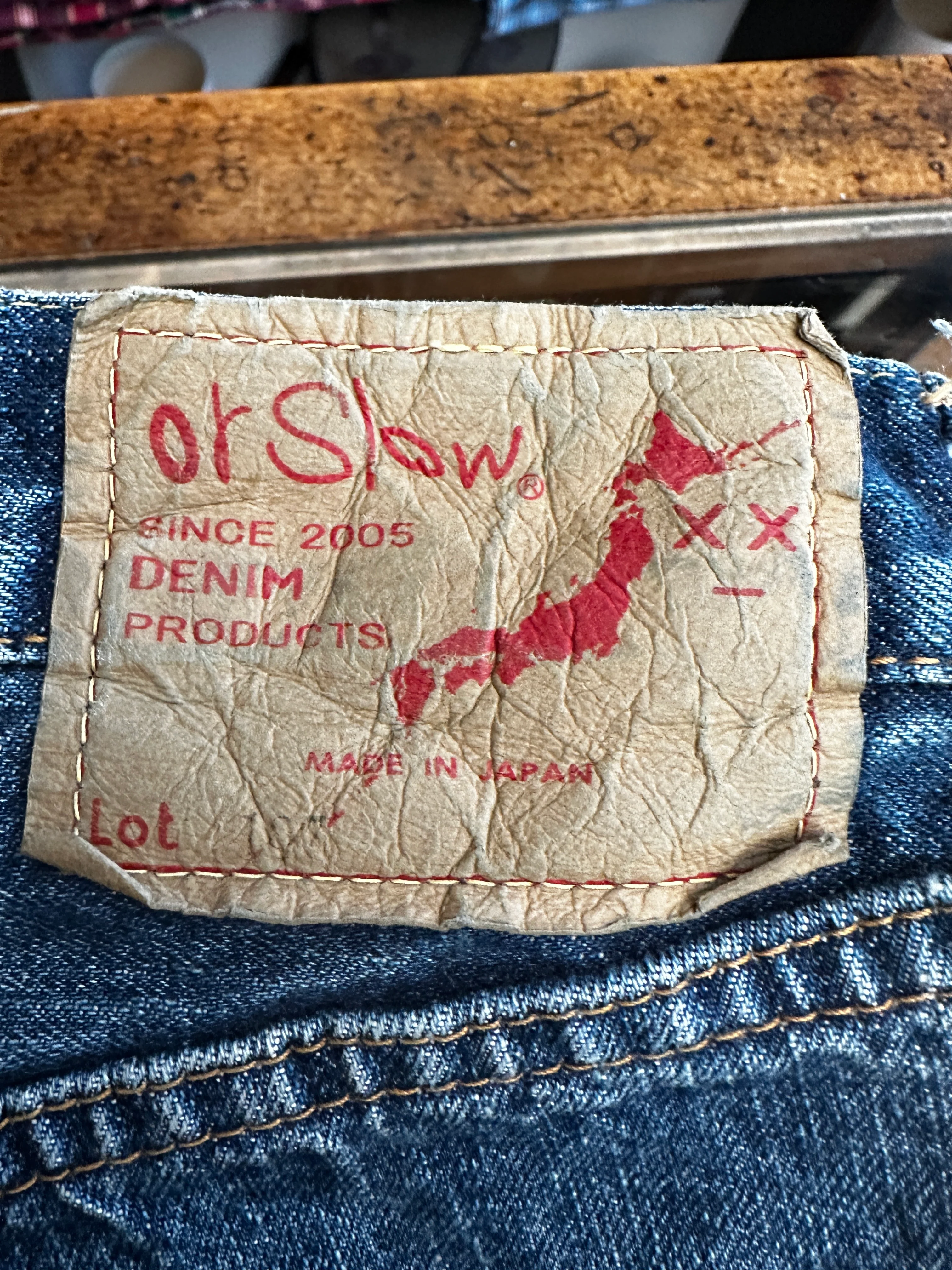 Like New - Orslow - 107 Ivy Fit Denim - 2 Year Wash - Image 2