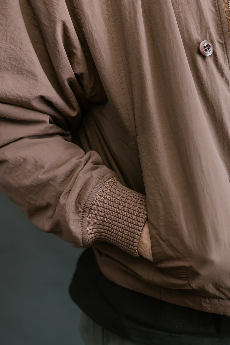 Loop Bomber Jacket - Brown - Image 17