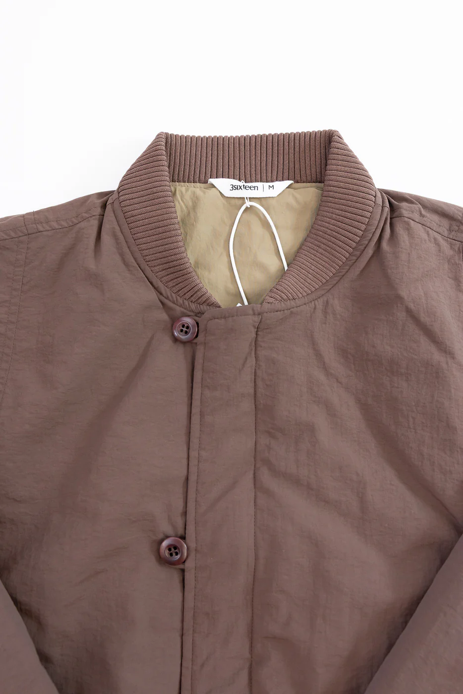 Loop Bomber Jacket - Brown - Image 2