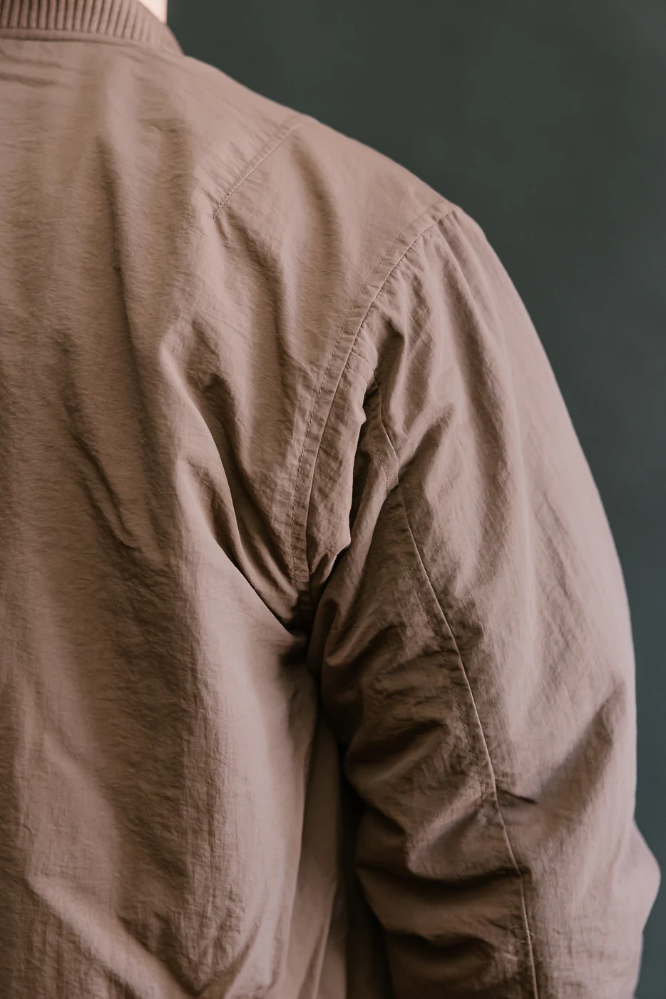 Loop Bomber Jacket - Brown - Image 20