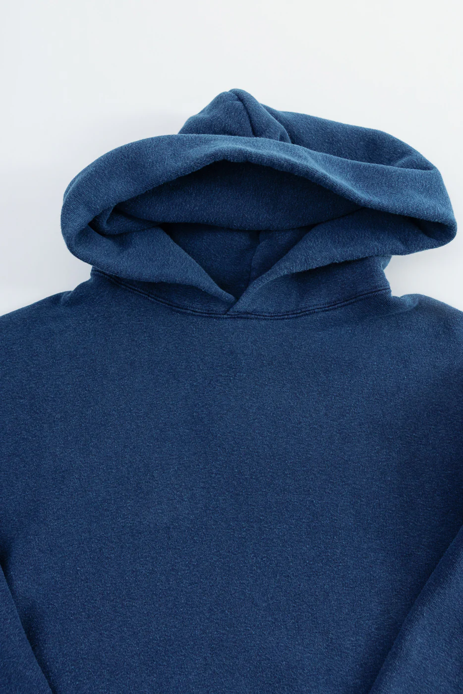 "Loop Wheel" Sweat Hoodie - Indigo Dyed - Image 2
