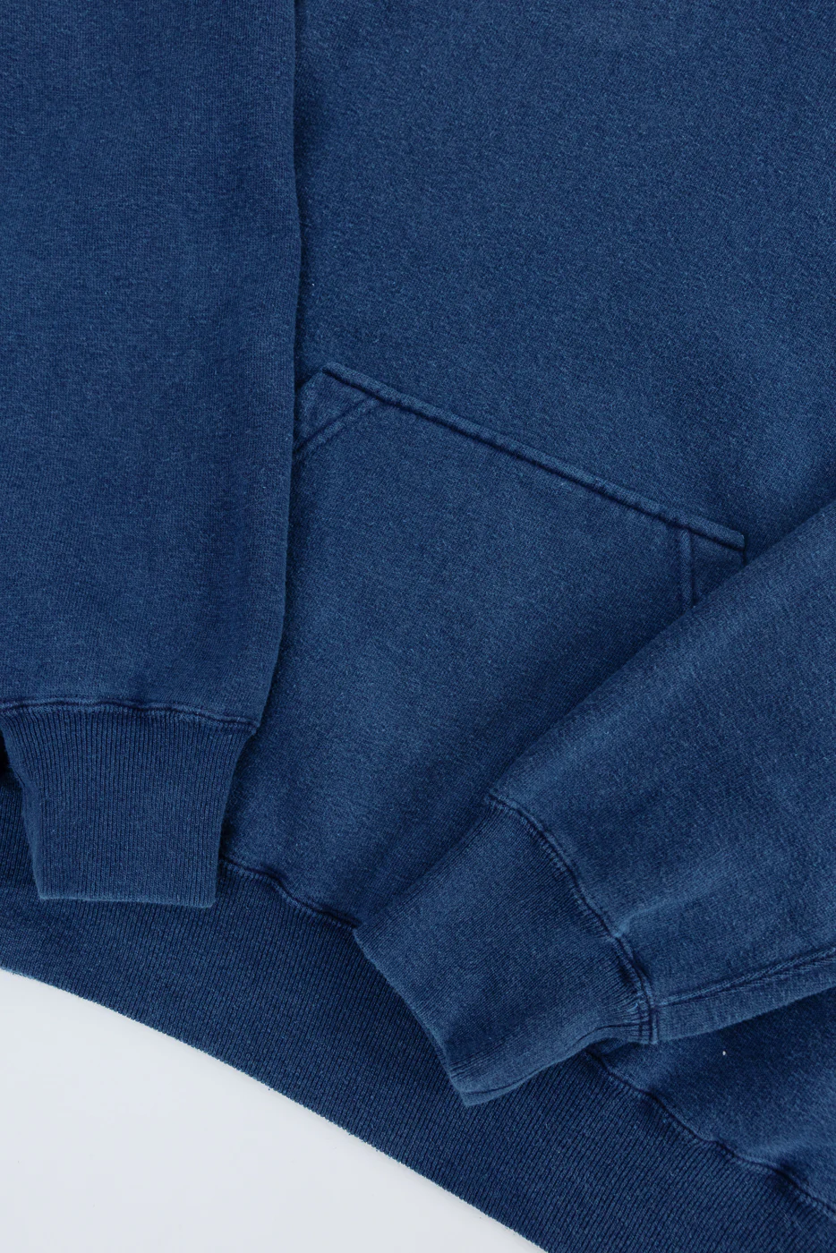 "Loop Wheel" Sweat Hoodie - Indigo Dyed - Image 3