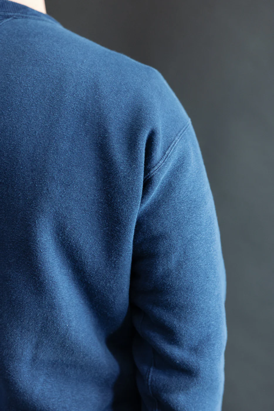 "Loop Wheel" Sweatshirt - Indigo Dyed - Image 16