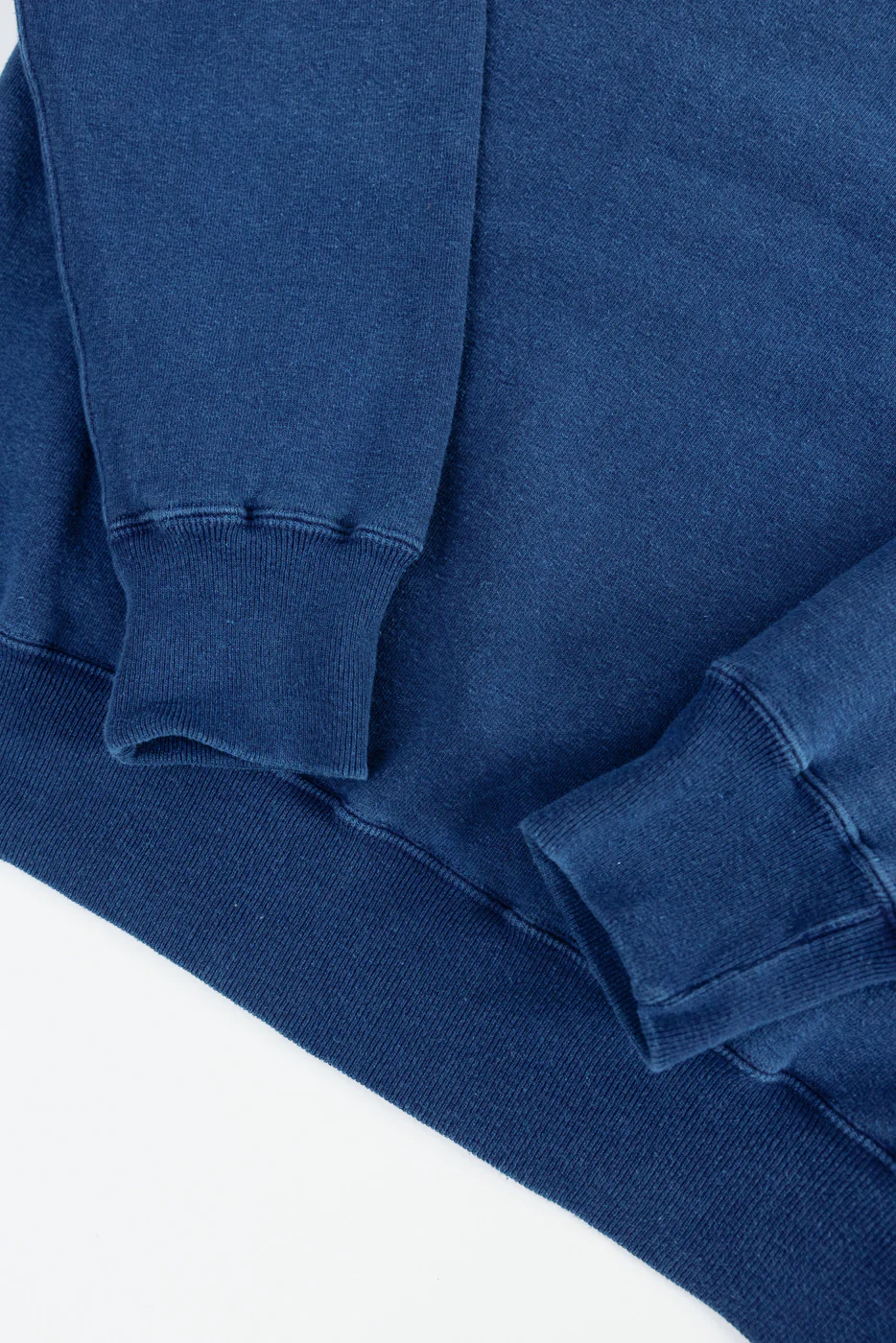 "Loop Wheel" Sweatshirt - Indigo Dyed - Image 3