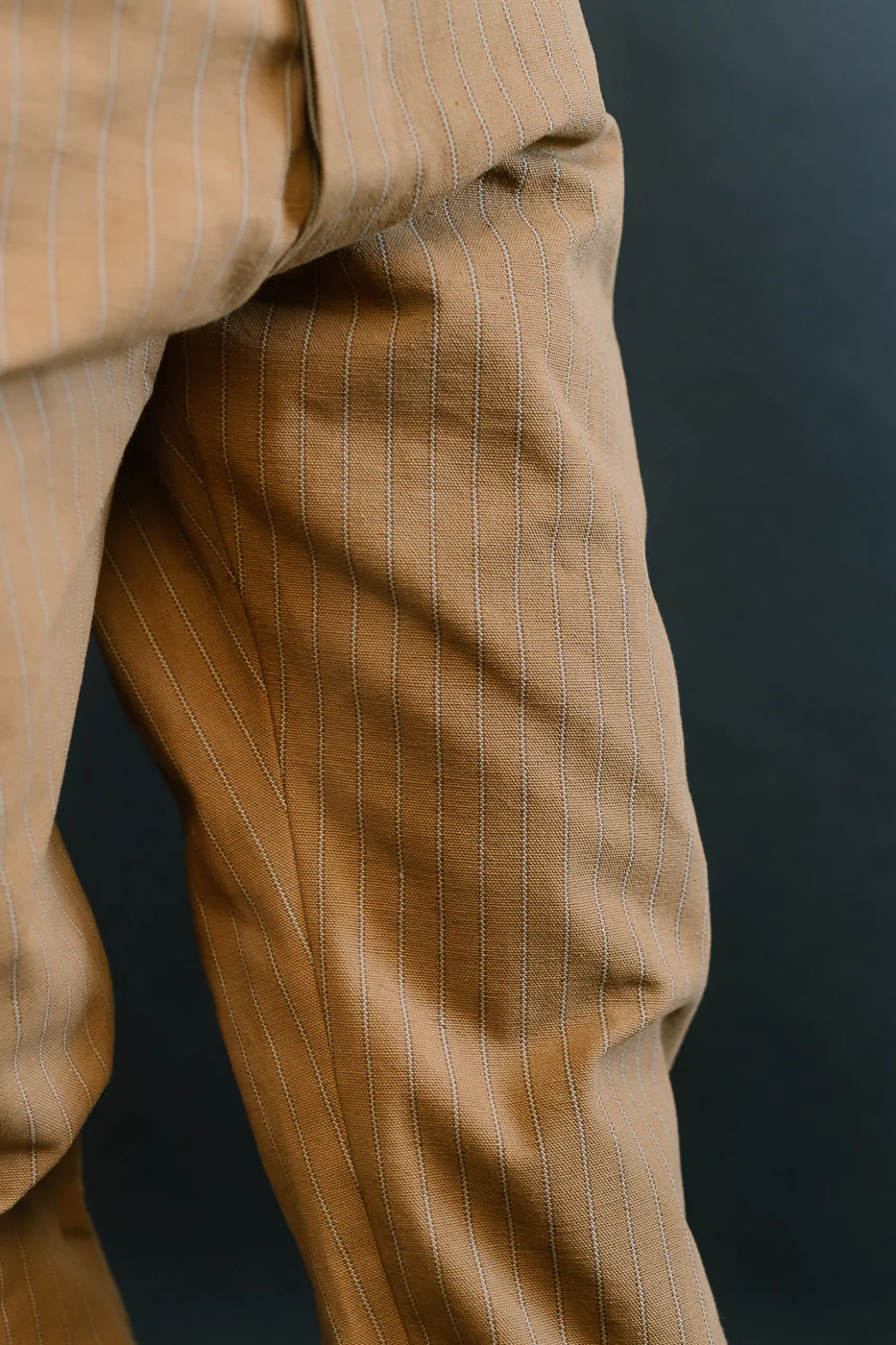Lot 1228 - 1874 3-Pocket Greenebaum Heavy Leather Bound Overall Trousers - Duck Stripe - Image 24