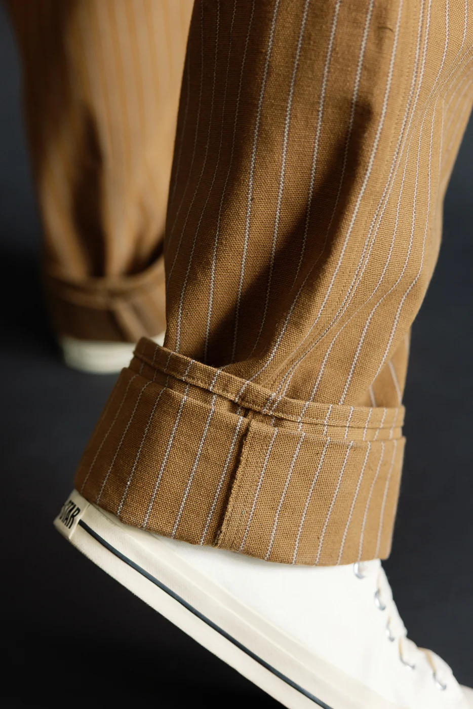 Lot 1229 - 1900 4-Pocket Greenebaum Heavy Leather Bound Overall Trousers - Duck Stripe - Image 19