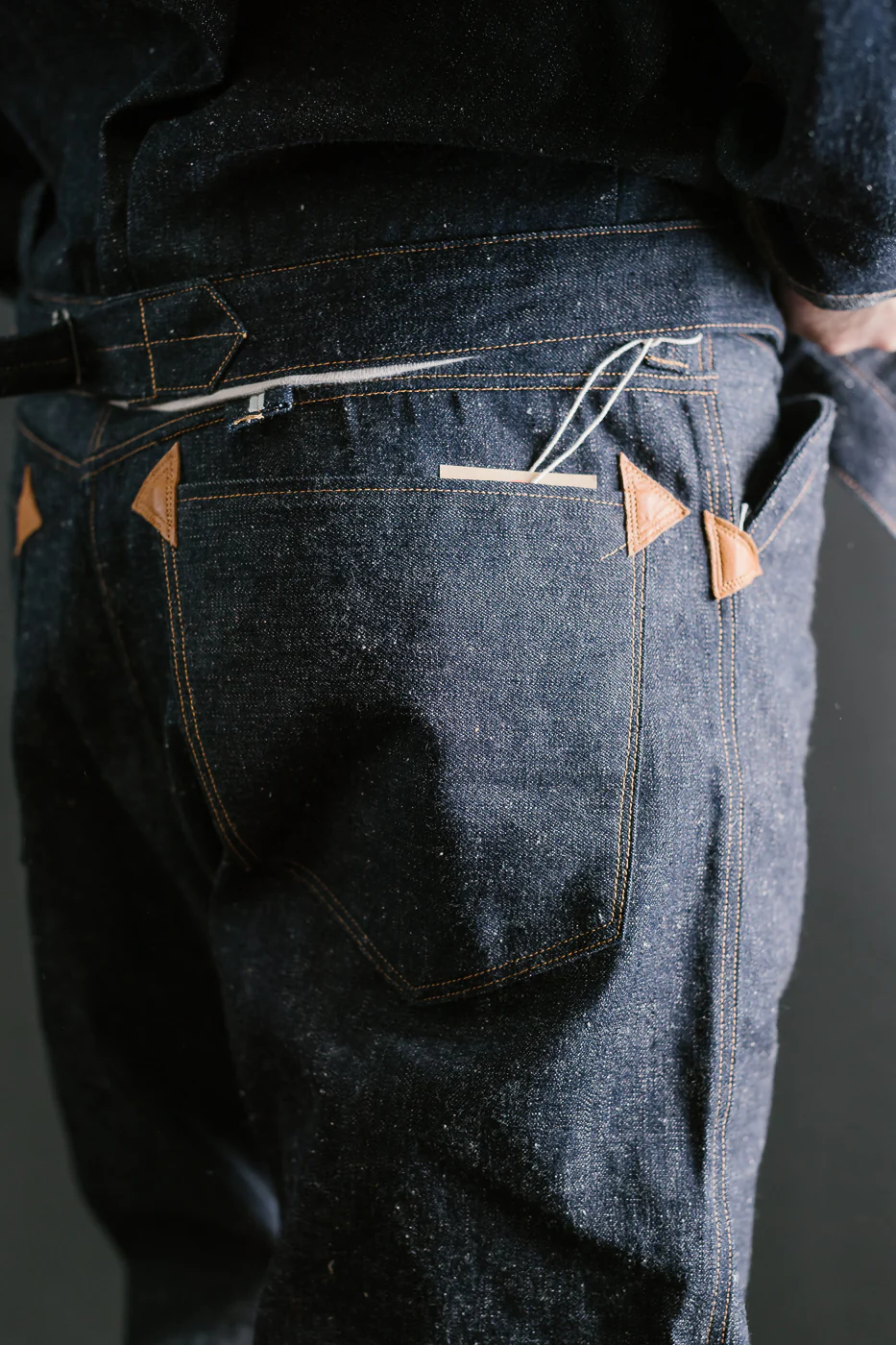 Lot 1229 - Greenebaum 1900 4-Pocket Leather Bound Overall - Indigo - Image 19