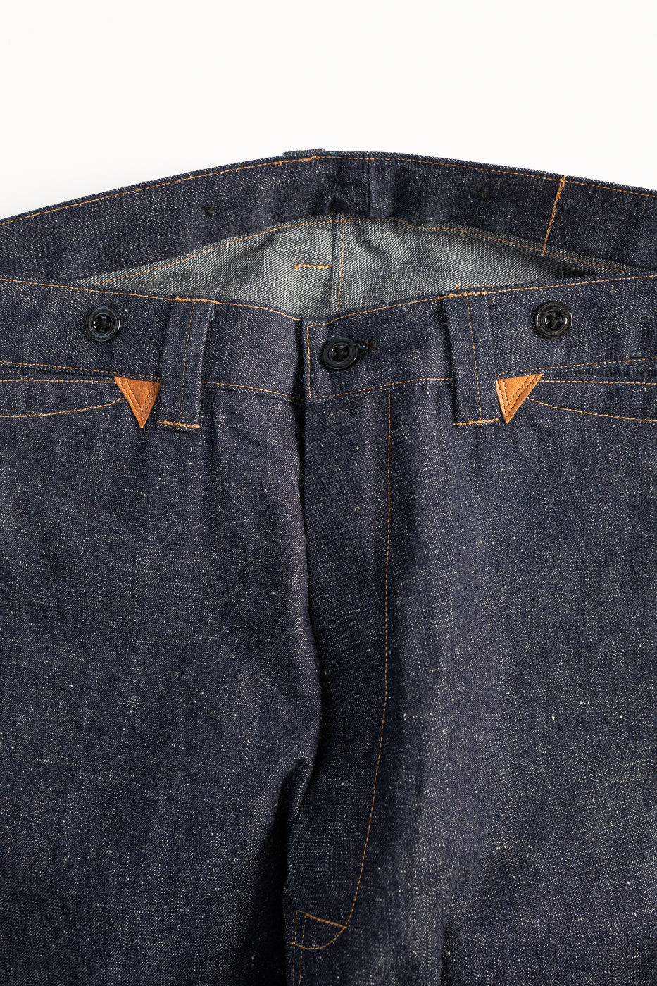 Lot 1229 - Greenebaum 1900 4-Pocket Leather Bound Overall - Indigo - Image 3