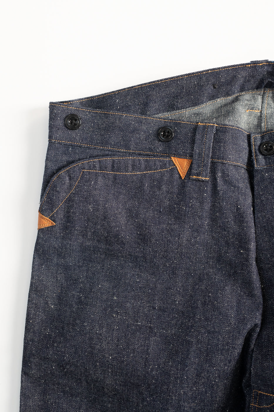 Lot 1229 - Greenebaum 1900 4-Pocket Leather Bound Overall - Indigo - Image 4