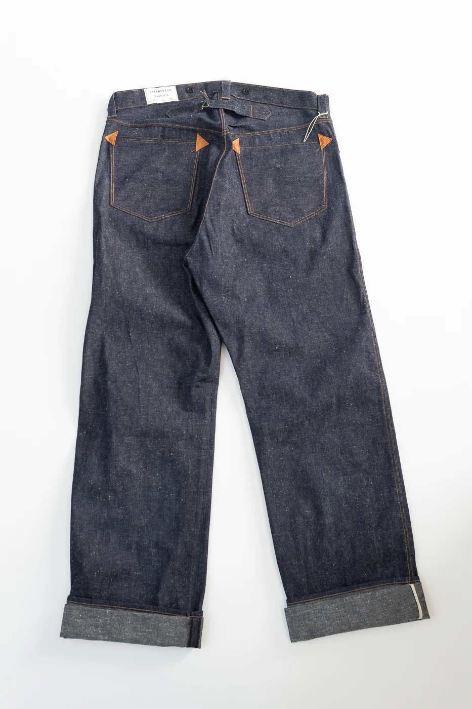 Lot 1229 - Greenebaum 1900 4-Pocket Leather Bound Overall - Indigo - Image 6