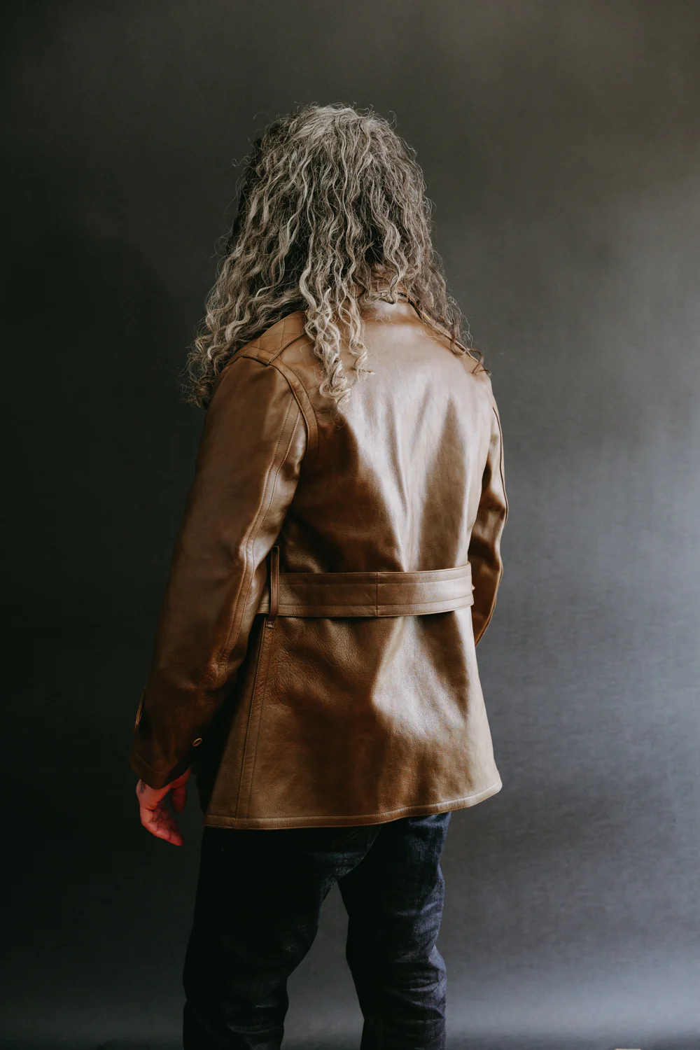 Lot 2184 - Horse Leather Aviator Jacket - Brown - Image 12