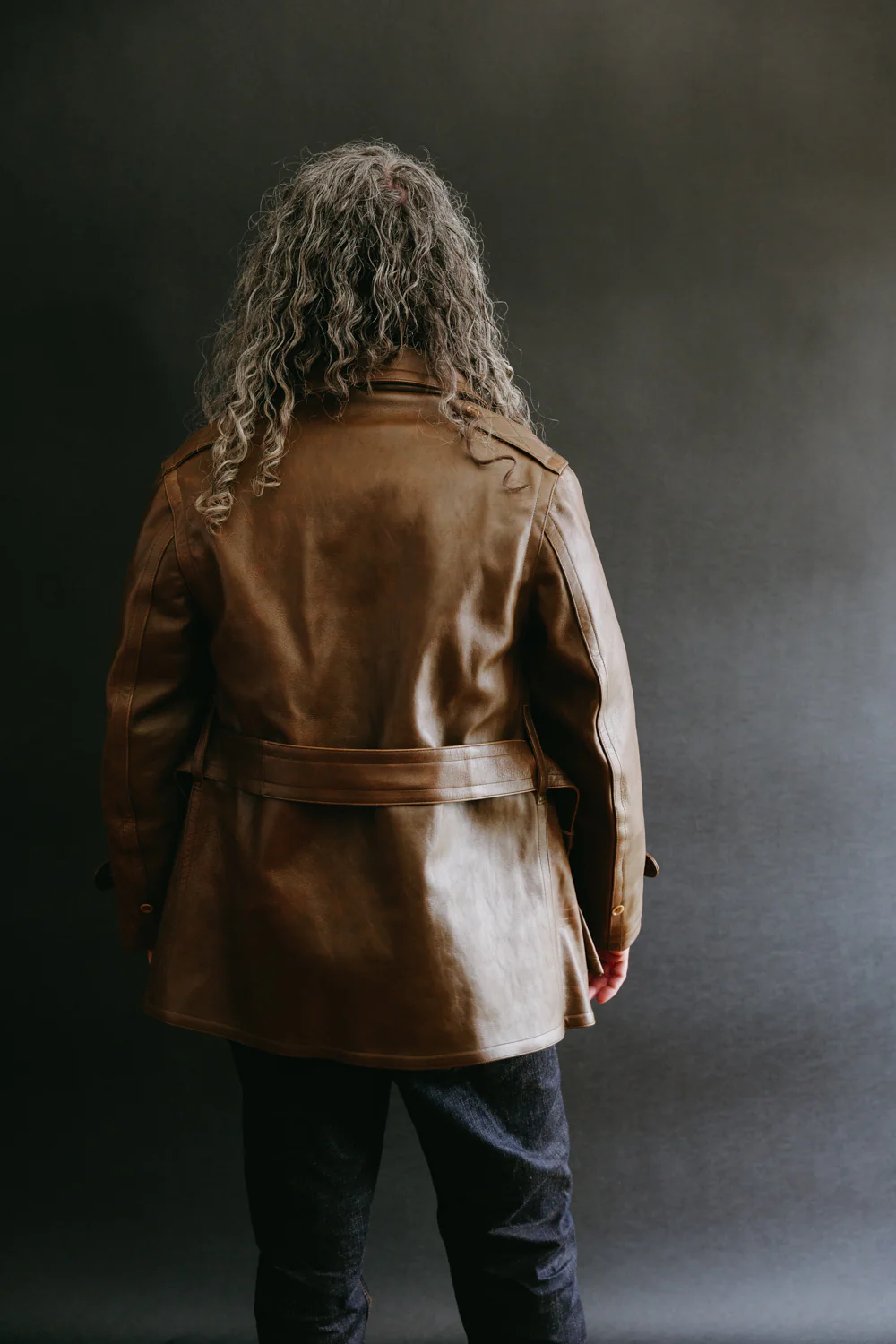 Lot 2184 - Horse Leather Aviator Jacket - Brown - Image 13