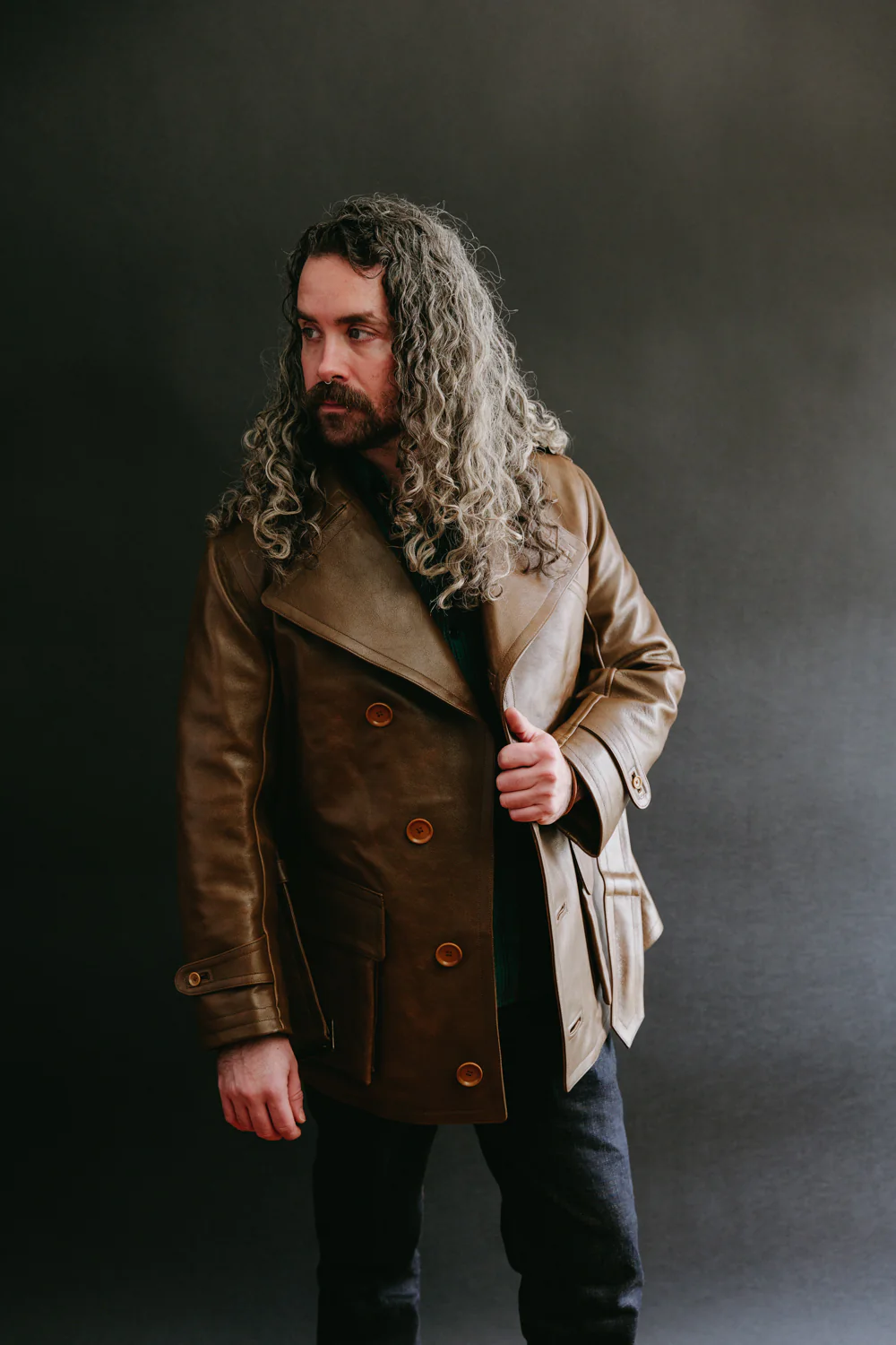 Lot 2184 - Horse Leather Aviator Jacket - Brown - Image 14