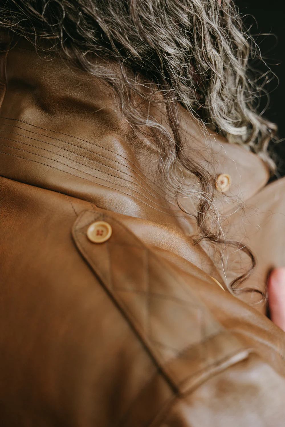 Lot 2184 - Horse Leather Aviator Jacket - Brown - Image 16