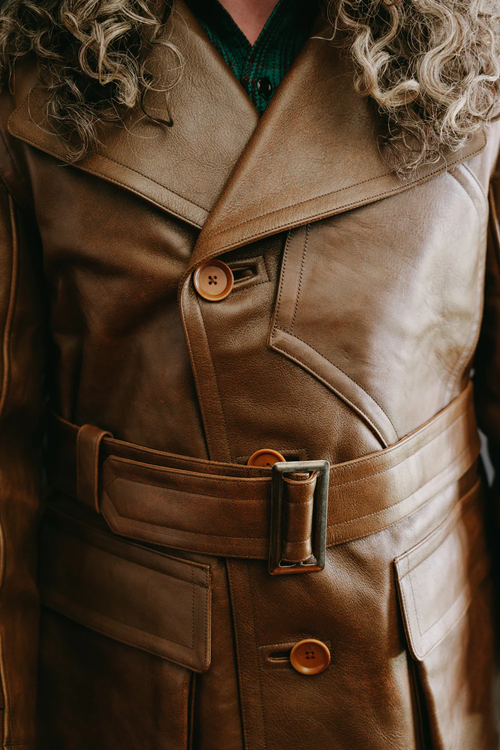 Lot 2184 - Horse Leather Aviator Jacket - Brown - Image 25