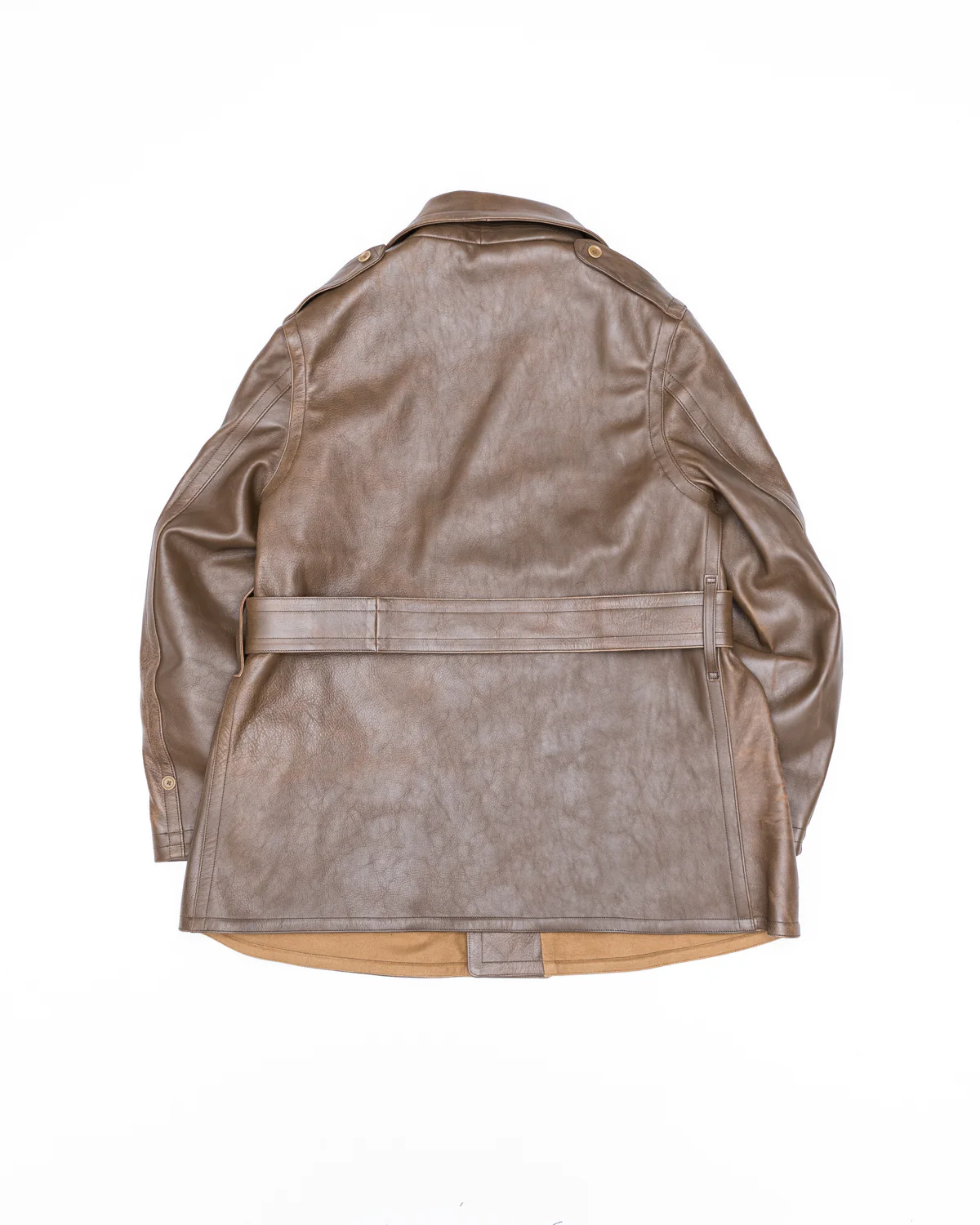 Lot 2184 - Horse Leather Aviator Jacket - Brown - Image 6