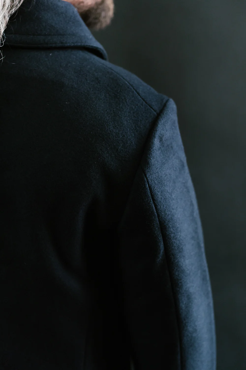Lot 2205 - 1920's WW1 Style US Navy 13 Stars Melton Wool Pea Coat - Navy - Image 23