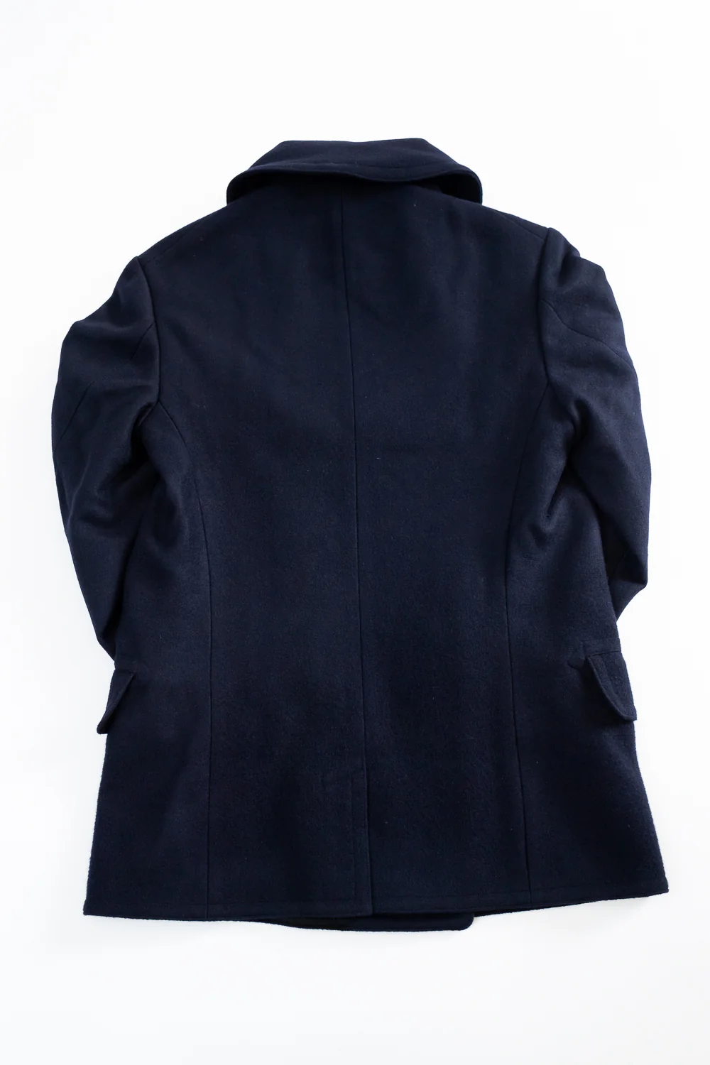 Lot 2205 - 1920's WW1 Style US Navy 13 Stars Melton Wool Pea Coat - Navy - Image 6
