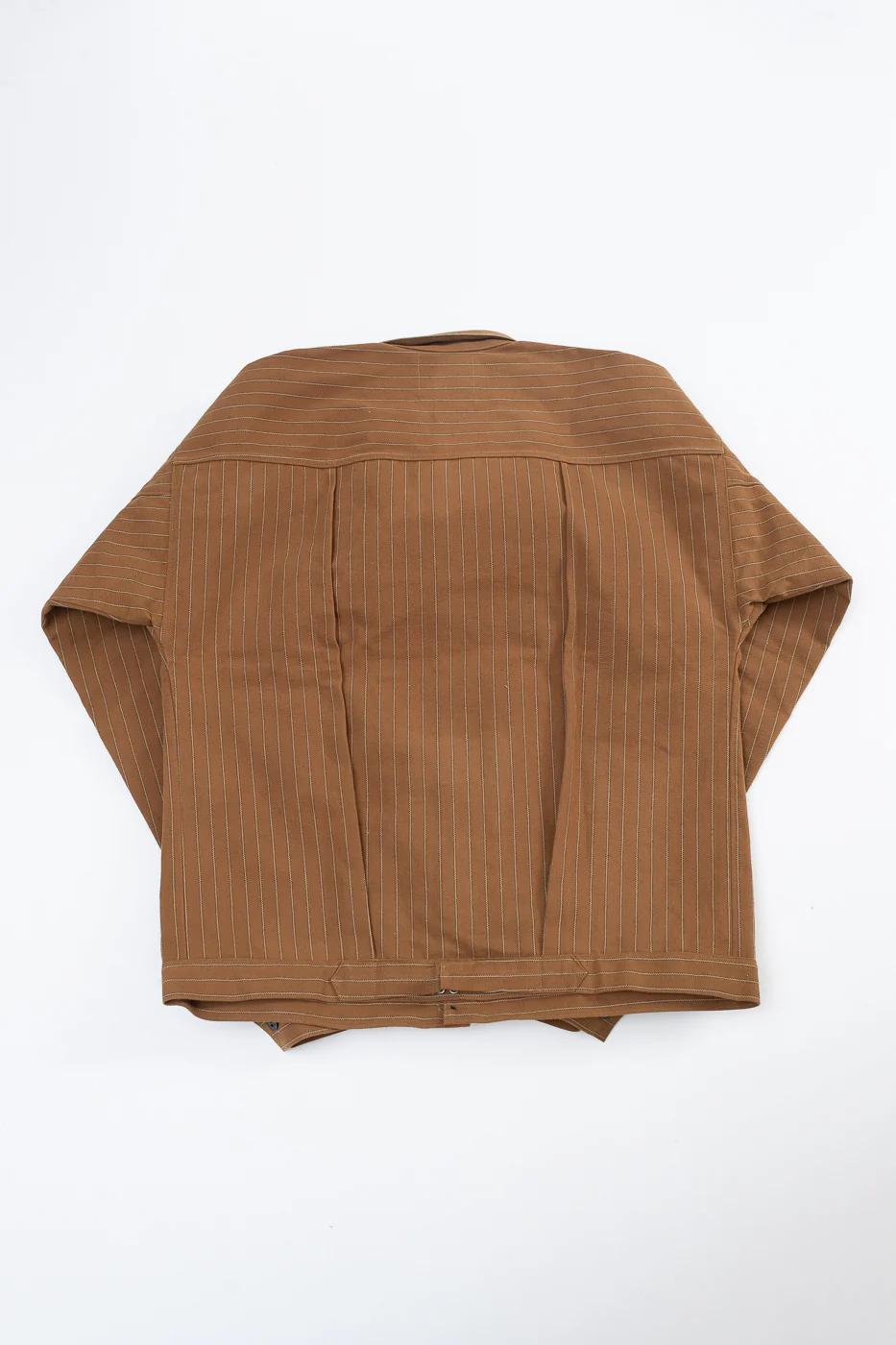 Lot 2214 - 1880 Greenbaum Heavy Leatherbound Brows Jacket - Duck Stripe - Image 6