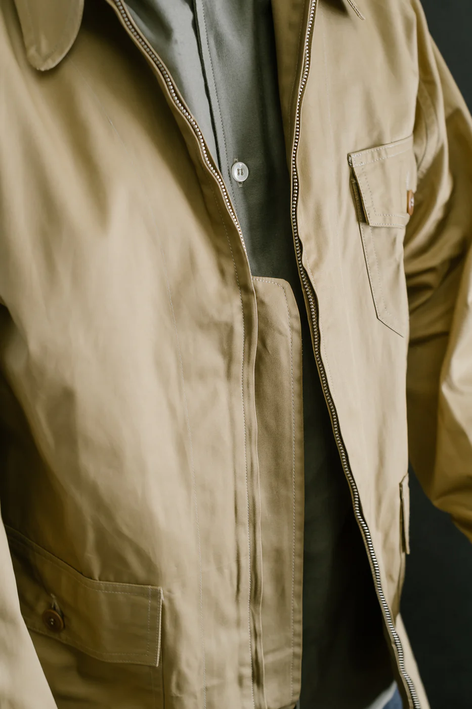 Lot 2219 - M-421a JKT USMCR VMF322 Plain Jacket - Camel - Image 18