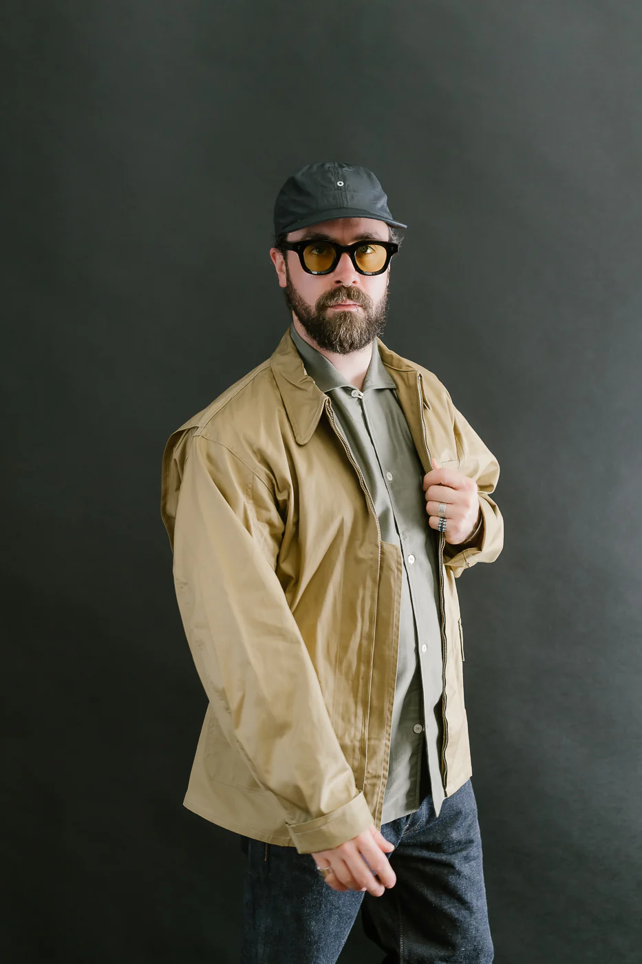 Lot 2219 - M-421a JKT USMCR VMF322 Plain Jacket - Camel - Image 9