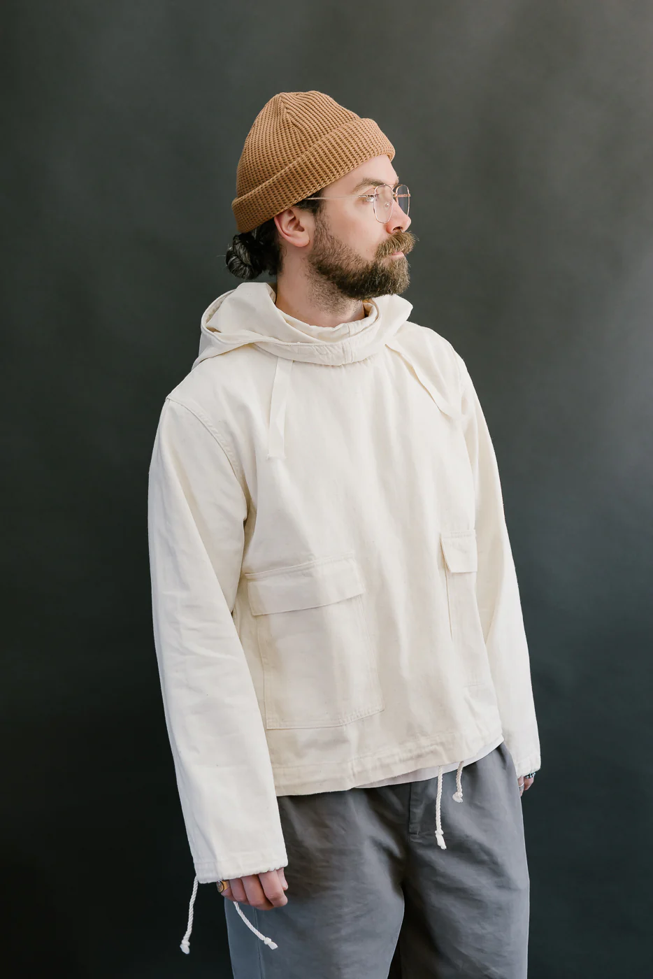 Lot 2225 - 1940's WWII Gunner Deck Smock - Ecru - Image 12