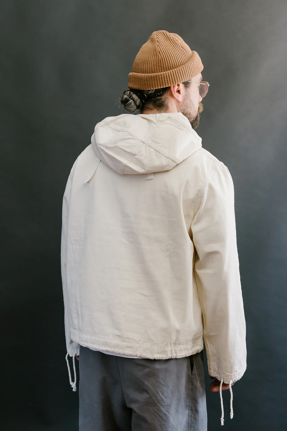 Lot 2225 - 1940's WWII Gunner Deck Smock - Ecru - Image 13