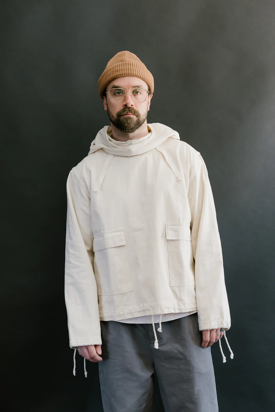 Lot 2225 - 1940's WWII Gunner Deck Smock - Ecru - Image 16