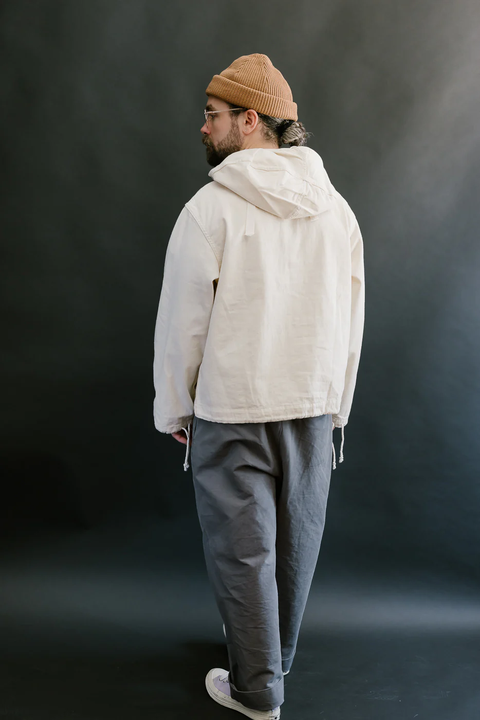 Lot 2225 - 1940's WWII Gunner Deck Smock - Ecru - Image 9
