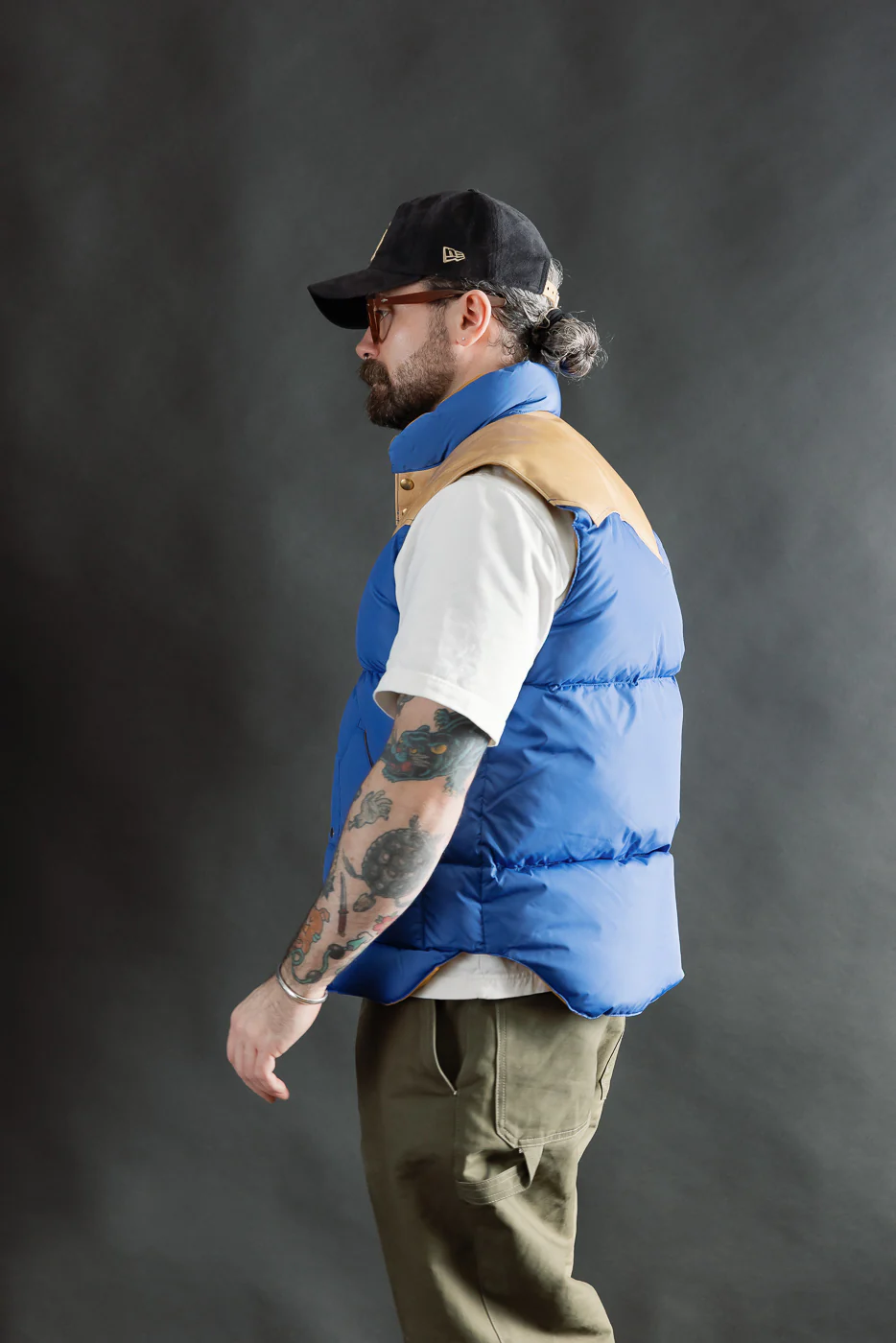 Lot 2234 - Rocky Mountain x Warehouse Nylon Down Vest - Blue - Image 11