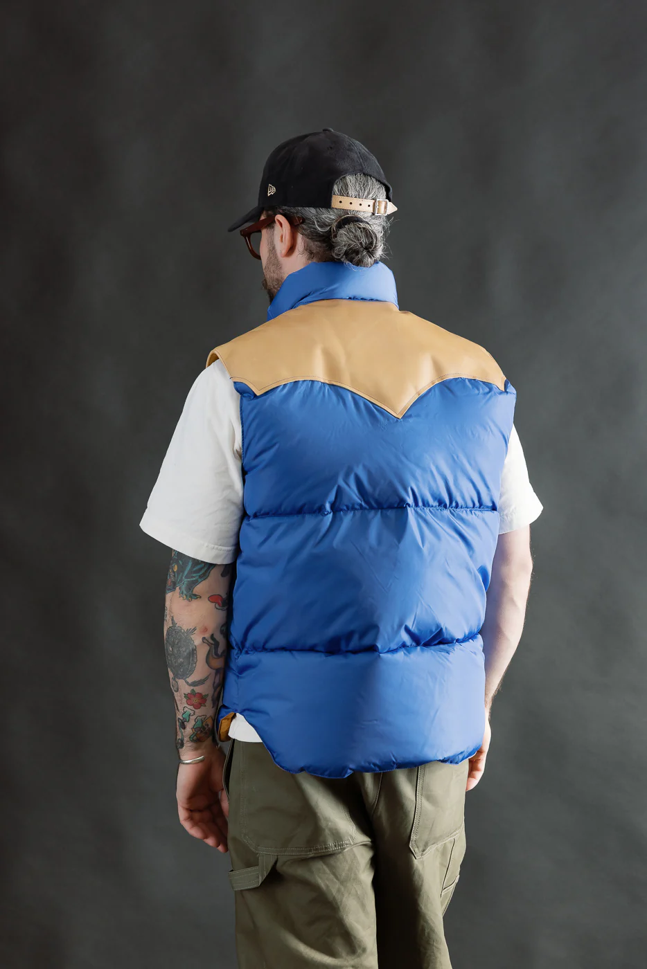 Lot 2234 - Rocky Mountain x Warehouse Nylon Down Vest - Blue - Image 12