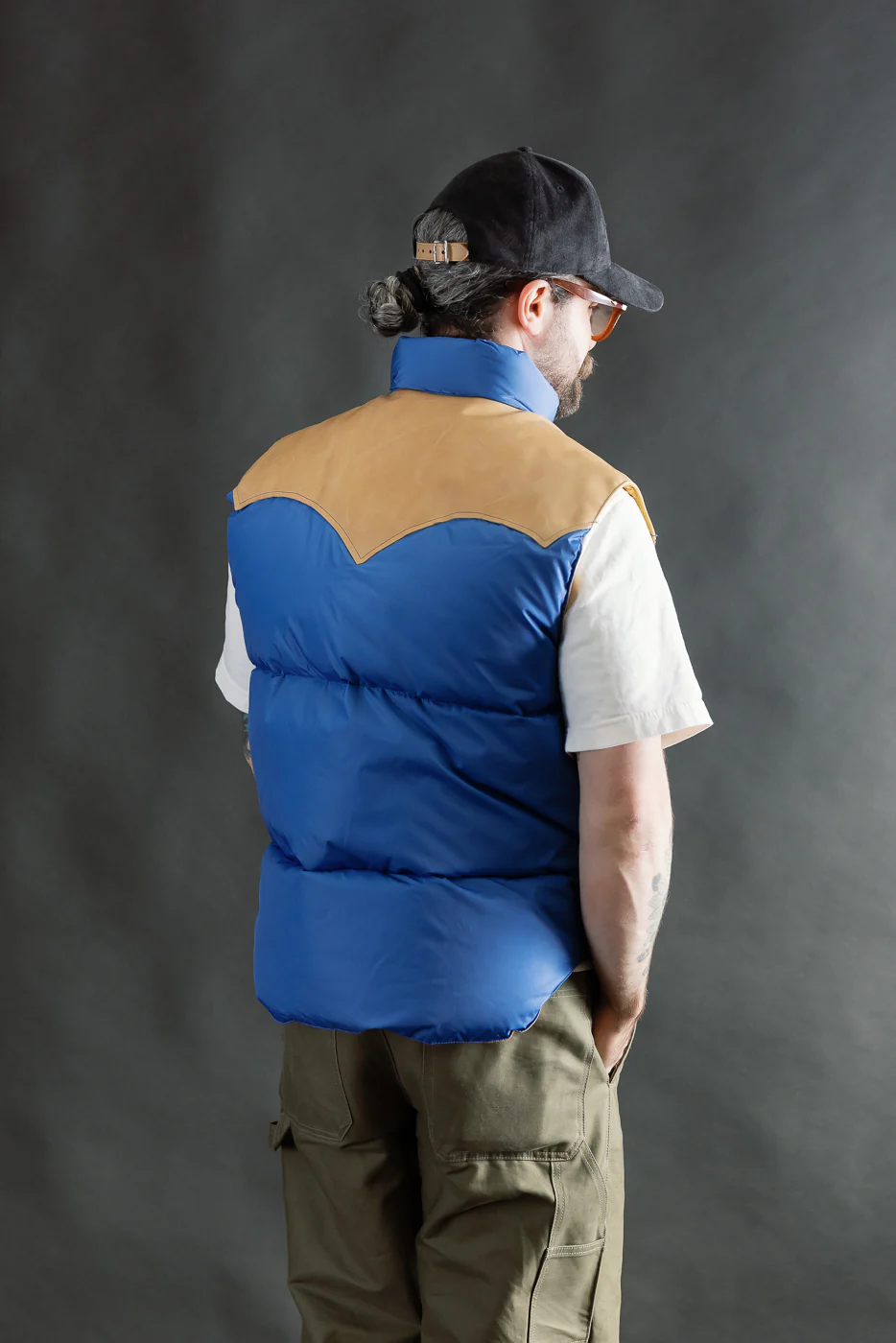 Lot 2234 - Rocky Mountain x Warehouse Nylon Down Vest - Blue - Image 13