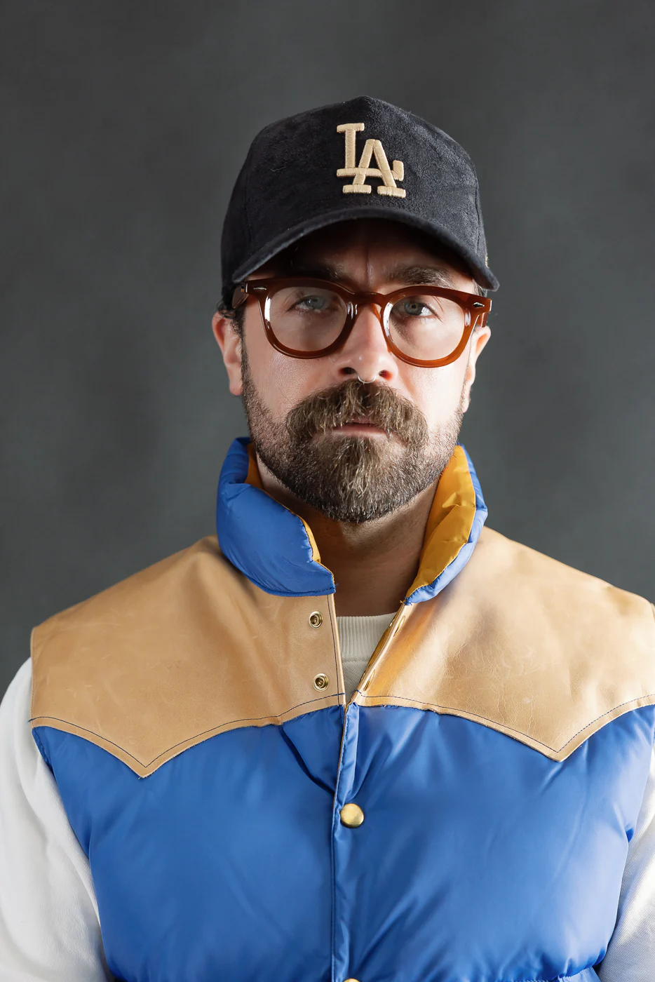 Lot 2234 - Rocky Mountain x Warehouse Nylon Down Vest - Blue - Image 16