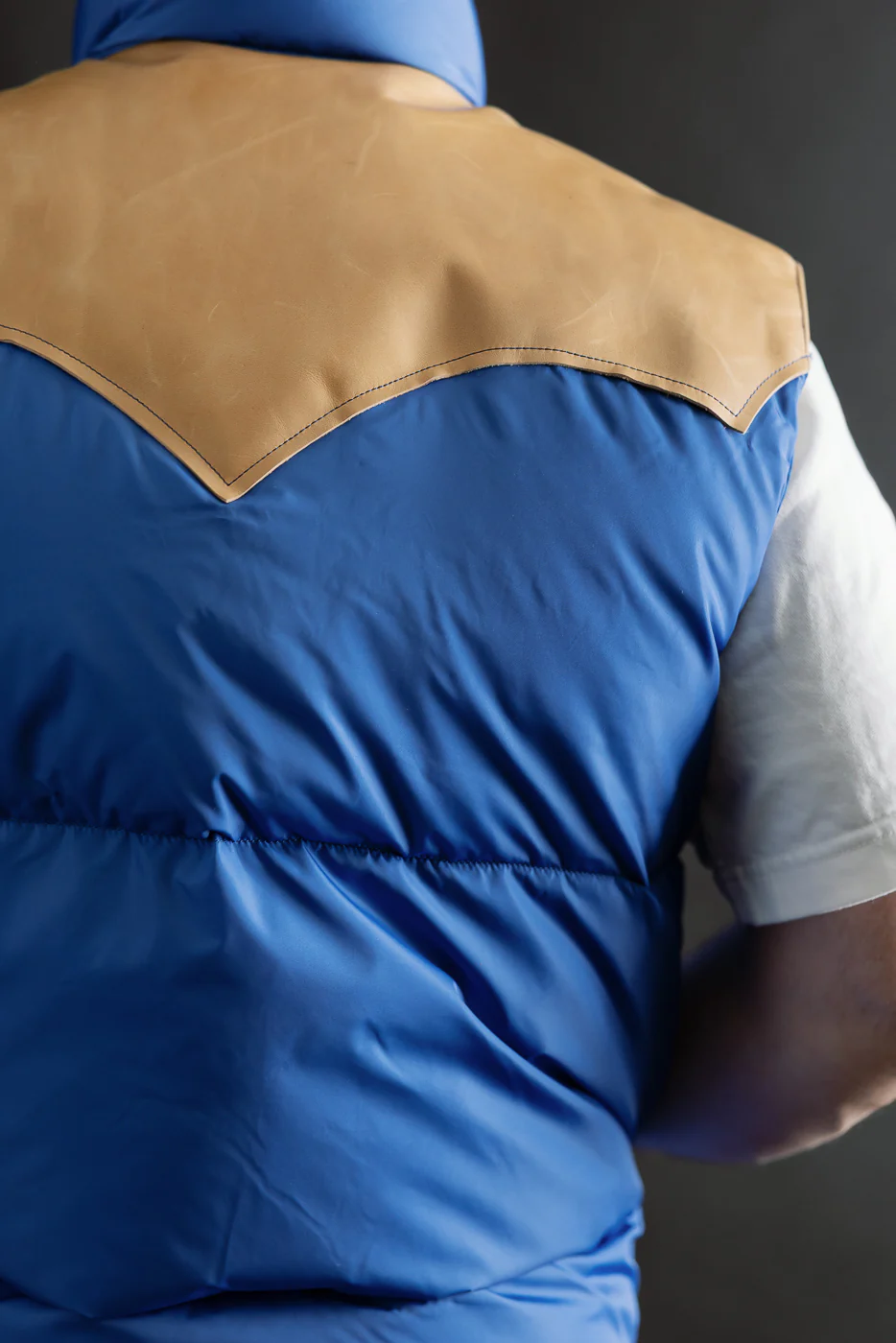 Lot 2234 - Rocky Mountain x Warehouse Nylon Down Vest - Blue - Image 19