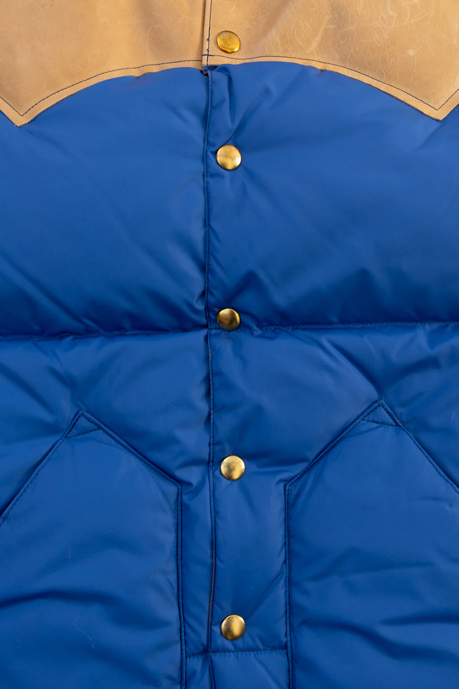 Lot 2234 - Rocky Mountain x Warehouse Nylon Down Vest - Blue - Image 3